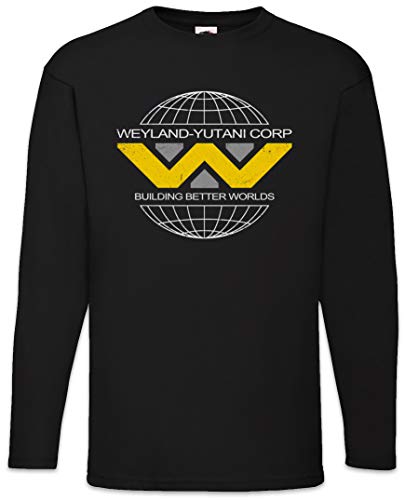 Urban Backwoods Weyland Yutani II Herren Langarm T-Shirt Schwarz Größe L von Urban Backwoods