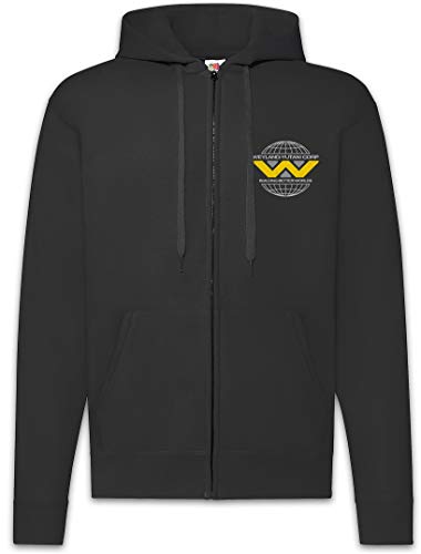 Urban Backwoods Weyland Yutani II Herren Zipper Hoodie Kapuzenpullover Schwarz Größe L von Urban Backwoods