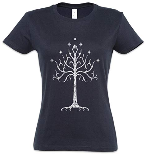 Urban Backwoods White Tree Damen T-Shirt Blau Größe 2XL von Urban Backwoods