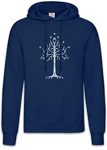 Urban Backwoods White Tree Hoodie Kapuzenpullover Sweatshirt Blau Größe M von Urban Backwoods