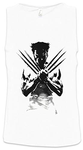 Urban Backwoods Wolverine Shadow Warrior Herren Männer Tank Top Training Shirt Weiß Größe L von Urban Backwoods