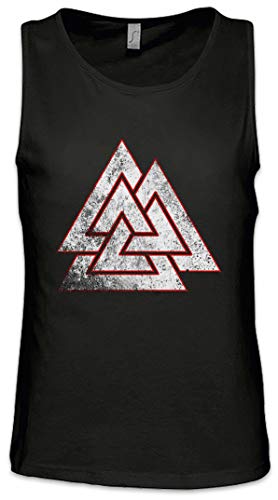 Urban Backwoods Wotan Valknut Symbol Herren Männer Tank Top Training Shirt Schwarz Größe XL von Urban Backwoods