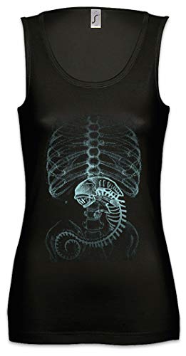 Urban Backwoods Xenomorph Alien Damen Frauen Tank Top Shirt Schwarz Größe XL von Urban Backwoods