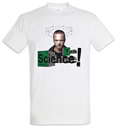 Urban Backwoods Yeah Science Jesse Herren T-Shirt Weiß Größe L von Urban Backwoods