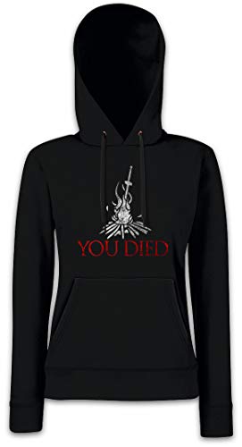 Urban Backwoods You Died Soul Damen Kapuzenpullover Hoodie Schwarz Größe L von Urban Backwoods