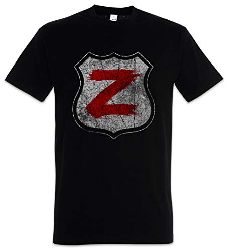 Urban Backwoods Z Shield Herren T-Shirt Schwarz Größe 5XL von Urban Backwoods