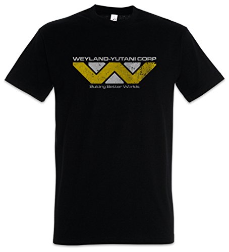 Urban Backwoods Weyland Yutani Corp Herren T-Shirt Schwarz Größe S von Urban Backwoods