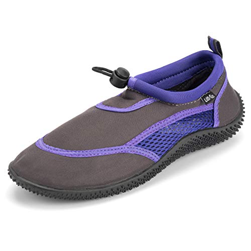 Urban Beach Damen Aquaschuhe Toggle Strandschuhe, Violett - violett - Größe: 40 EU von Urban Beach