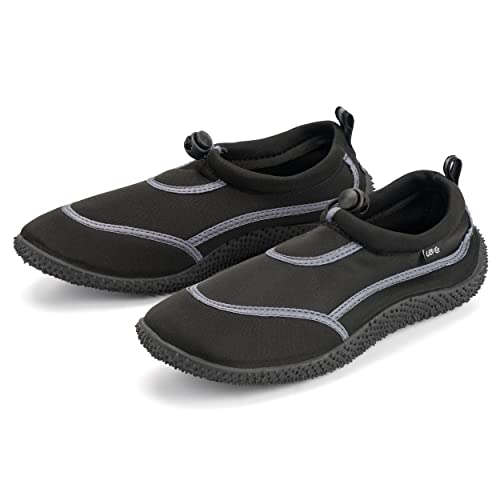 Urban Beach Herren und Erwachsene, schnell trocknend, Aqua Beach Wasserschuh, Surf SUP Schwimmen – Schwarz/Grau, schwarz grau, 45 EU Urban Beach Herren und Erwachsene, schnell trocknend, Aqua Beach Wasserschuh, Surf SUP Schwimmen – Schwarz/Grau, schwarz grau, 45 EU von Urban Beach
