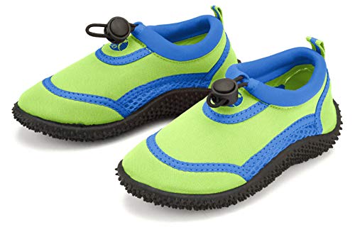 Wasserschuhe für Kinder, Aqua, Strand, Surf, Schwimmen für Jungen und Mädchen, Grün - Grün-blau - Größe: 32 EU von Urban Beach