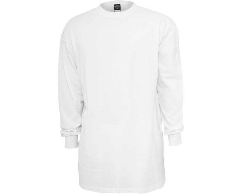 Urban Classics Plus Size Langarmshirt Urban Classics Langarmshirt weiß Übergröße von Urban Classics Plus Size