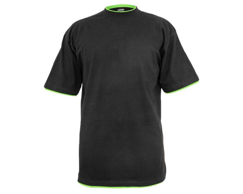 Urban Classics Plus Size Rundhalsshirt Kontrast T-Shirt Urban Classics XXL schwarz-neongrün von Urban Classics Plus Size