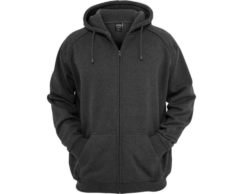 Urban Classics Plus Size Sweatjacke Sweatjacke Herren Übergröße anthrazit Urban Classics von Urban Classics Plus Size