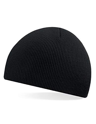 Chico Basic Beanie Winter Ganzjahres Strick Mütze (Schwarz) von Urban Classics