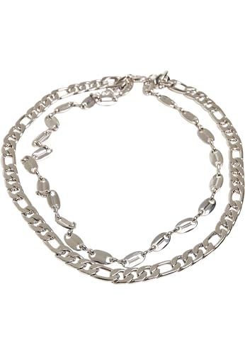 Urban Classics Layering Basic Necklace, silver, one size von Urban Classics