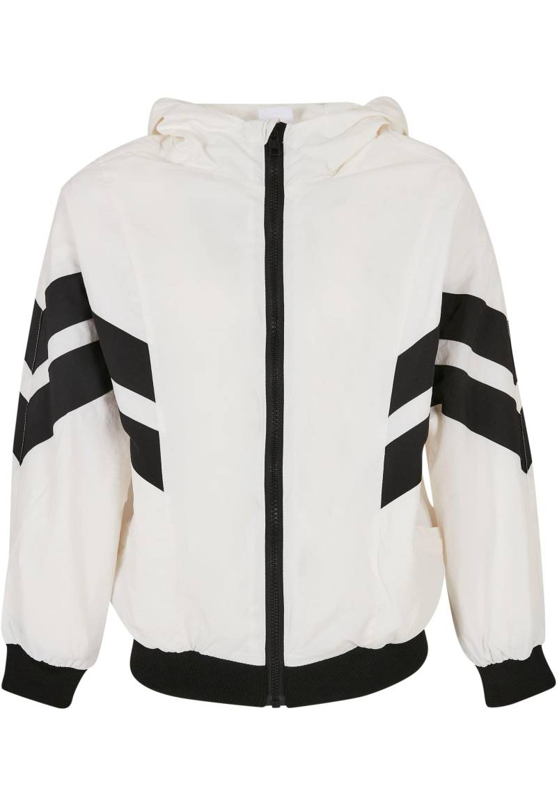 URBAN CLASSICS Allwetterjacke "Urban Classics Damen Girls Crinkle Batwing Jacket" 1 Stk. tlg. mit Kapuze von Urban Classics