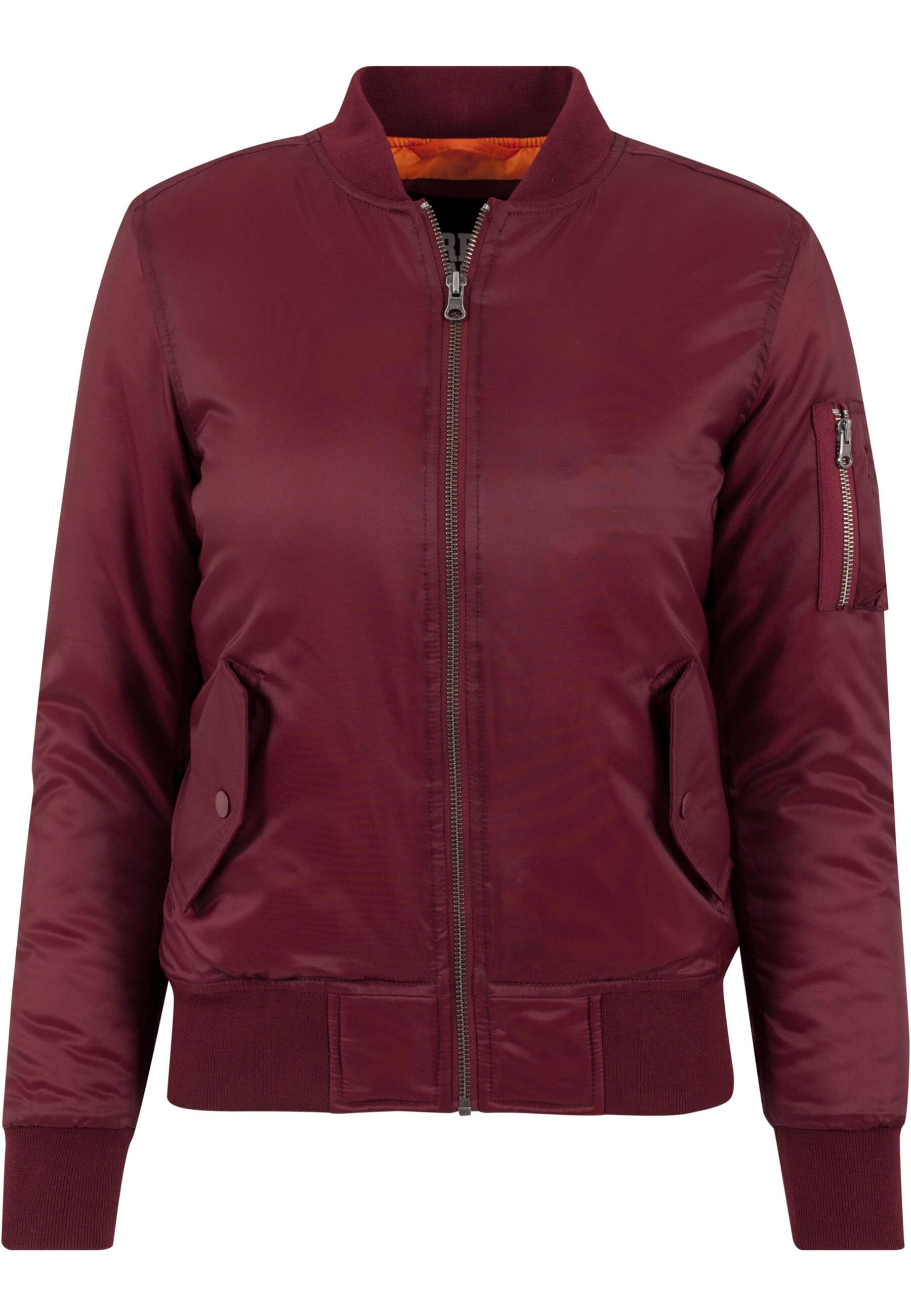 URBAN CLASSICS Allwetterjacke "Urban Classics Damen Ladies Basic Bomber Jacket" 1 Stk. tlg. ohne Kapuze von Urban Classics