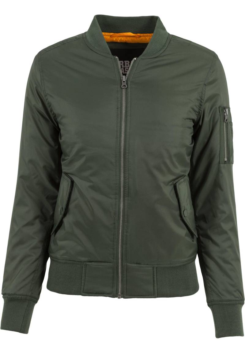 URBAN CLASSICS Allwetterjacke "Urban Classics Damen Ladies Basic Bomber Jacket" 1 Stk. tlg. ohne Kapuze von Urban Classics