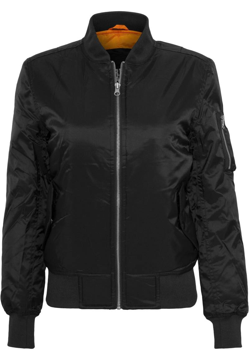 URBAN CLASSICS Allwetterjacke "Urban Classics Damen Ladies Basic Bomber Jacket" 1 Stk. tlg. ohne Kapuze von Urban Classics