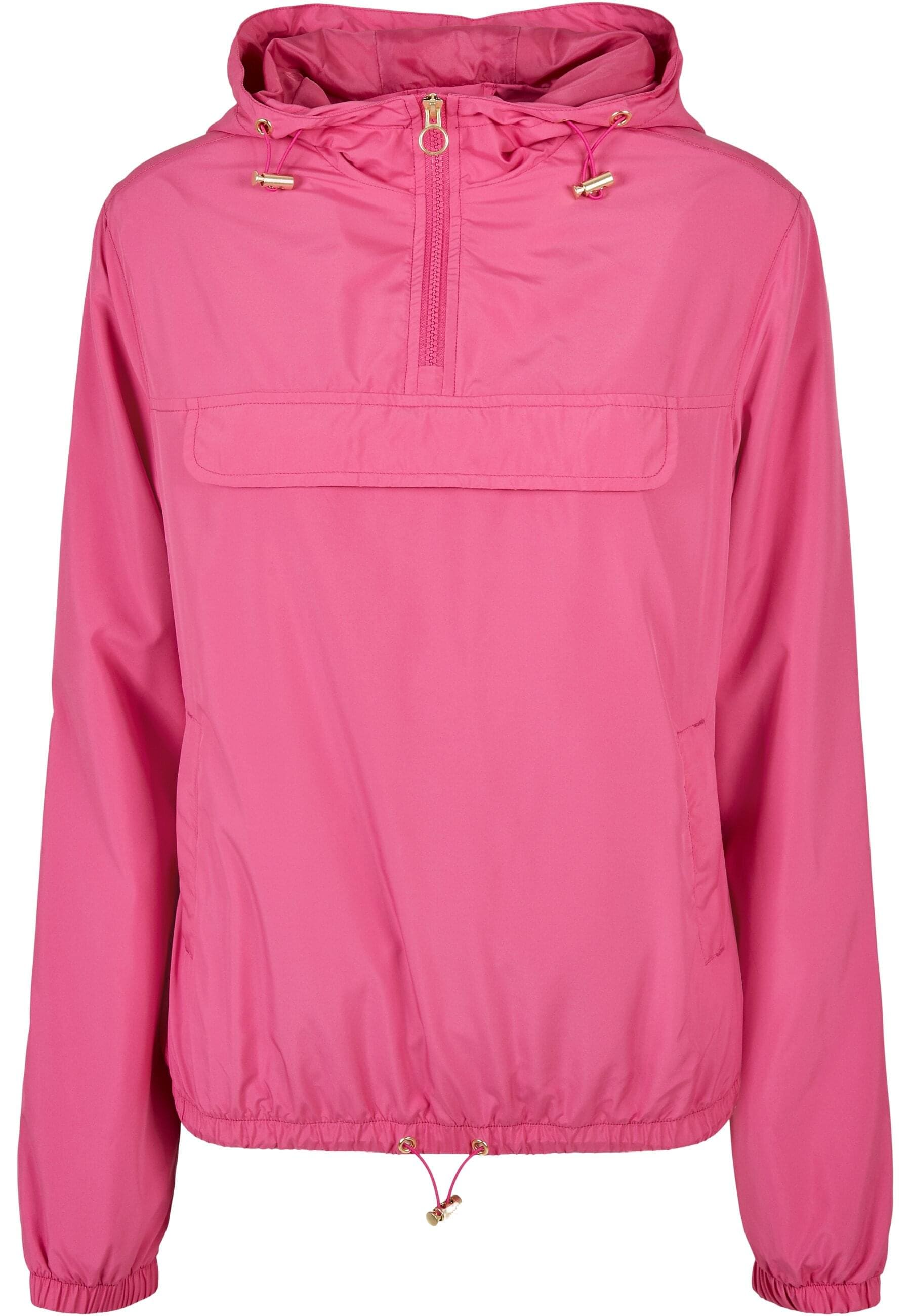 URBAN CLASSICS Allwetterjacke "Urban Classics Damen Ladies Basic Pull Over Jacket" 1 Stk. tlg. mit Kapuze von Urban Classics