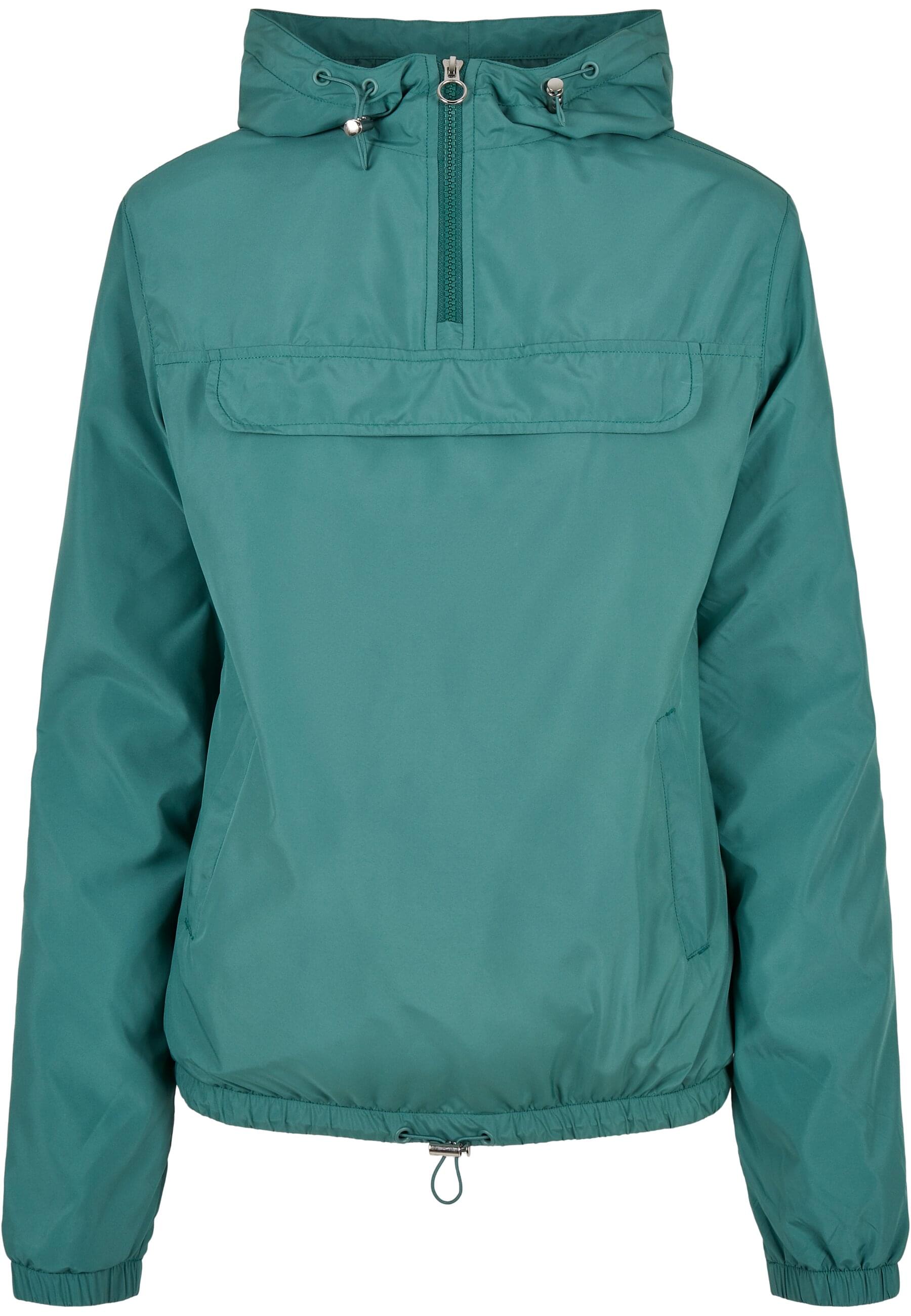 URBAN CLASSICS Allwetterjacke "Urban Classics Damen Ladies Basic Pull Over Jacket" 1 Stk. tlg. mit Kapuze von Urban Classics