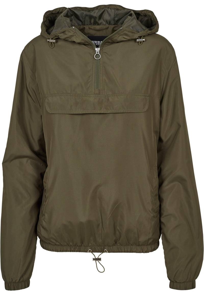 URBAN CLASSICS Allwetterjacke "Urban Classics Damen Ladies Basic Pull Over Jacket" 1 Stk. tlg. mit Kapuze von Urban Classics