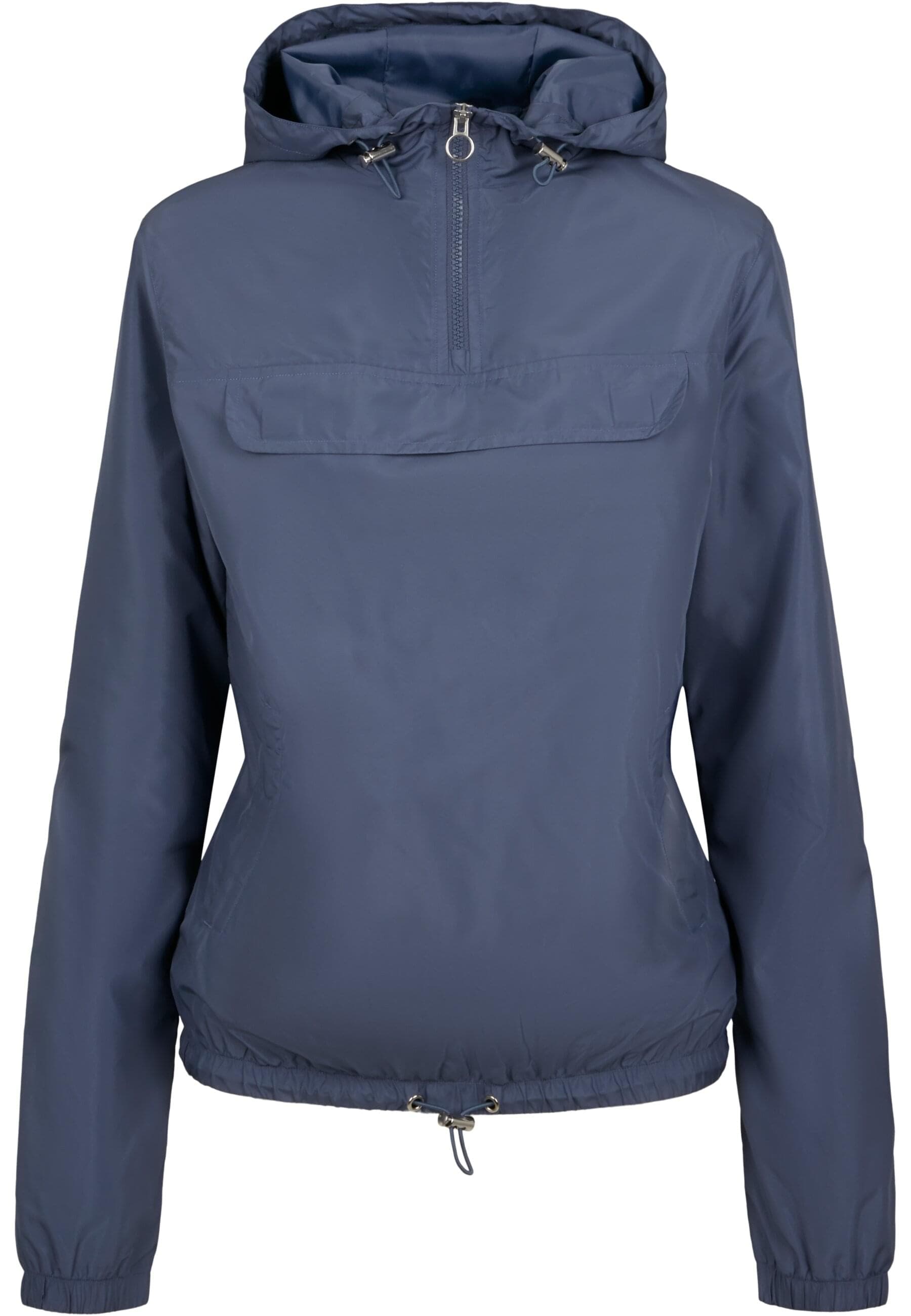 URBAN CLASSICS Allwetterjacke "Urban Classics Damen Ladies Basic Pull Over Jacket" 1 Stk. tlg. mit Kapuze von Urban Classics