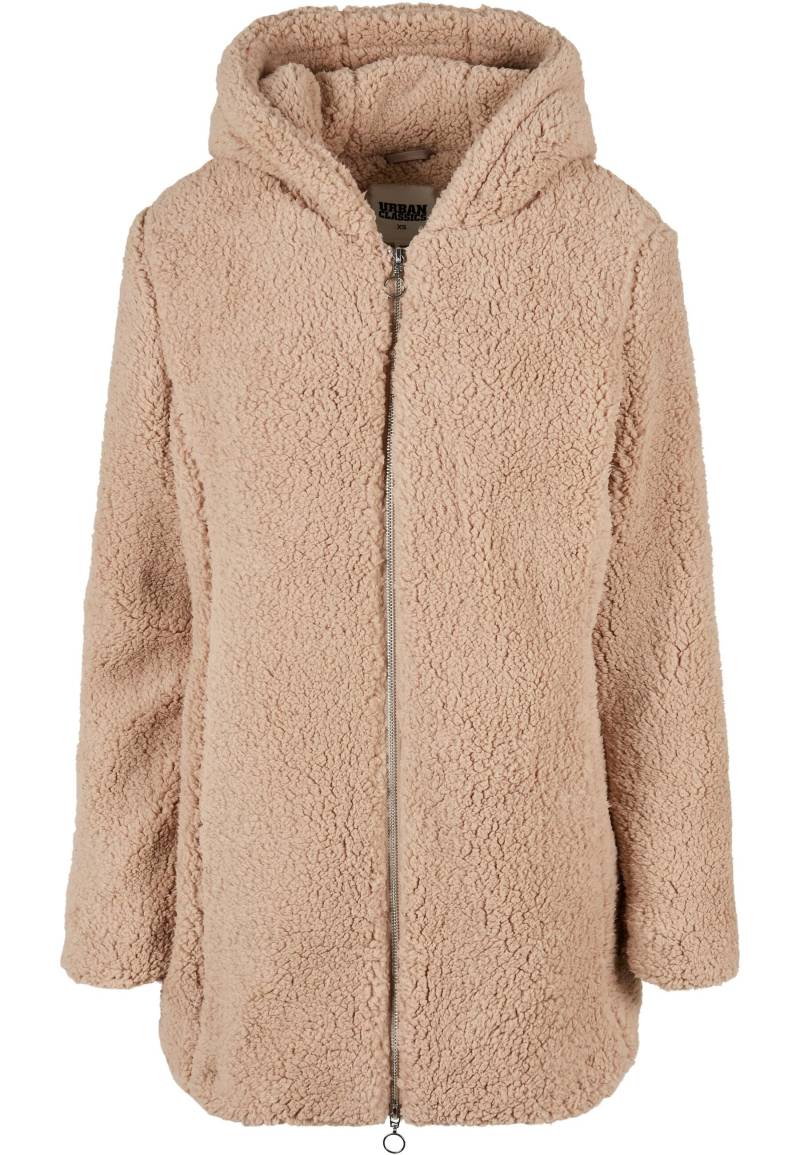 URBAN CLASSICS Allwetterjacke "Urban Classics Damen Ladies Sherpa Jacket" 1 Stk. tlg. mit Kapuze von Urban Classics