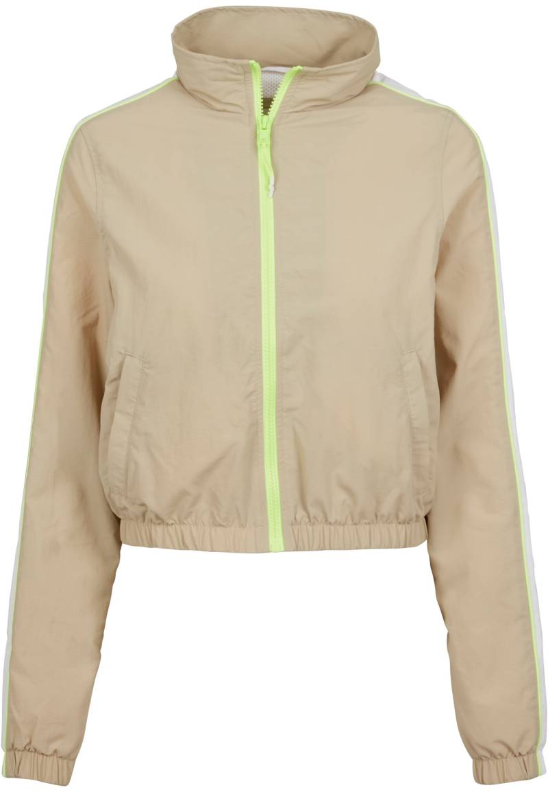 URBAN CLASSICS Allwetterjacke "Urban Classics Damen Ladies Short Piped Track Jacket" 1 Stk. tlg. ohne Kapuze von Urban Classics