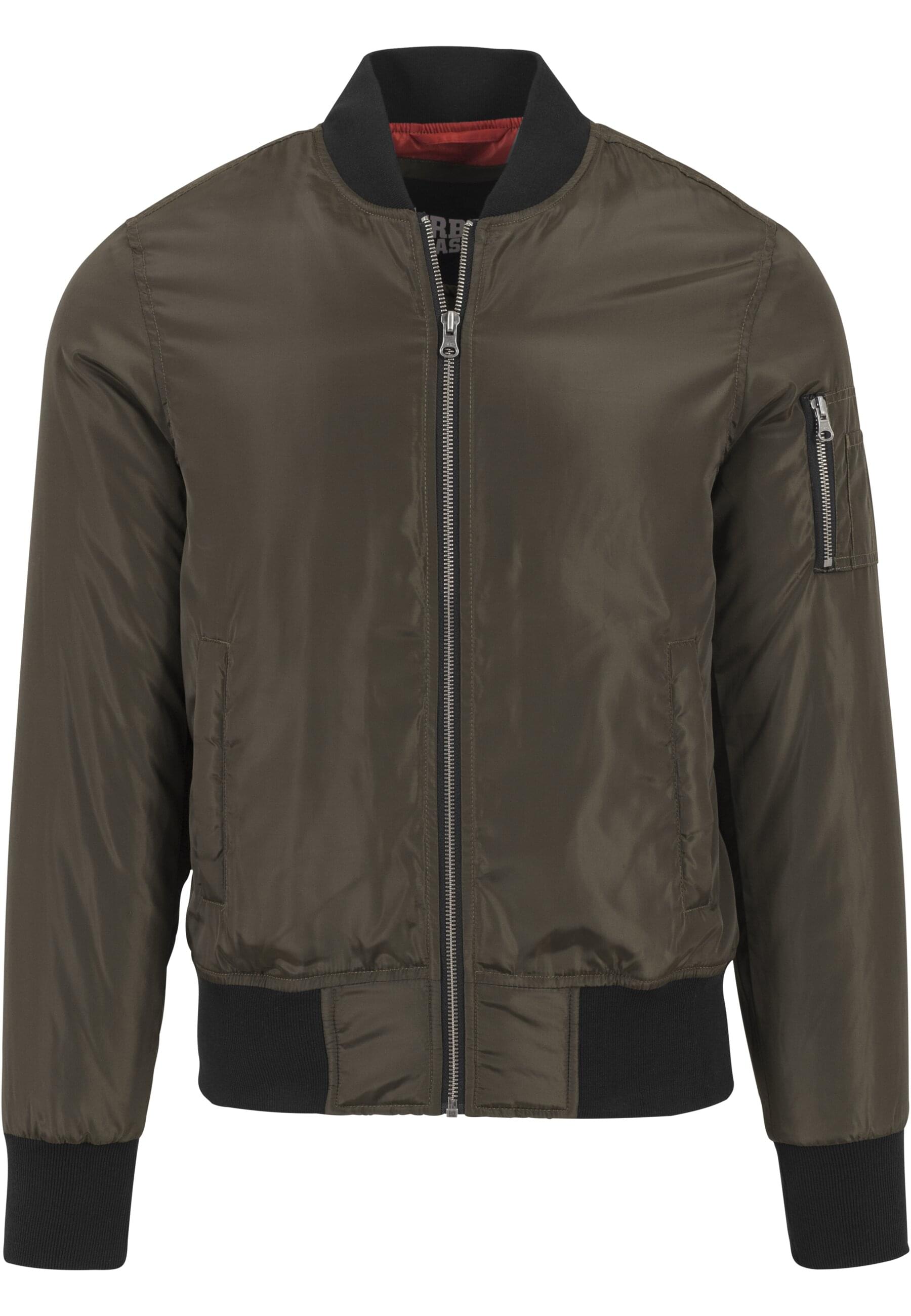 URBAN CLASSICS Allwetterjacke "Urban Classics Herren 2-Tone Bomber Jacket", (1 St.), ohne Kapuze von Urban Classics