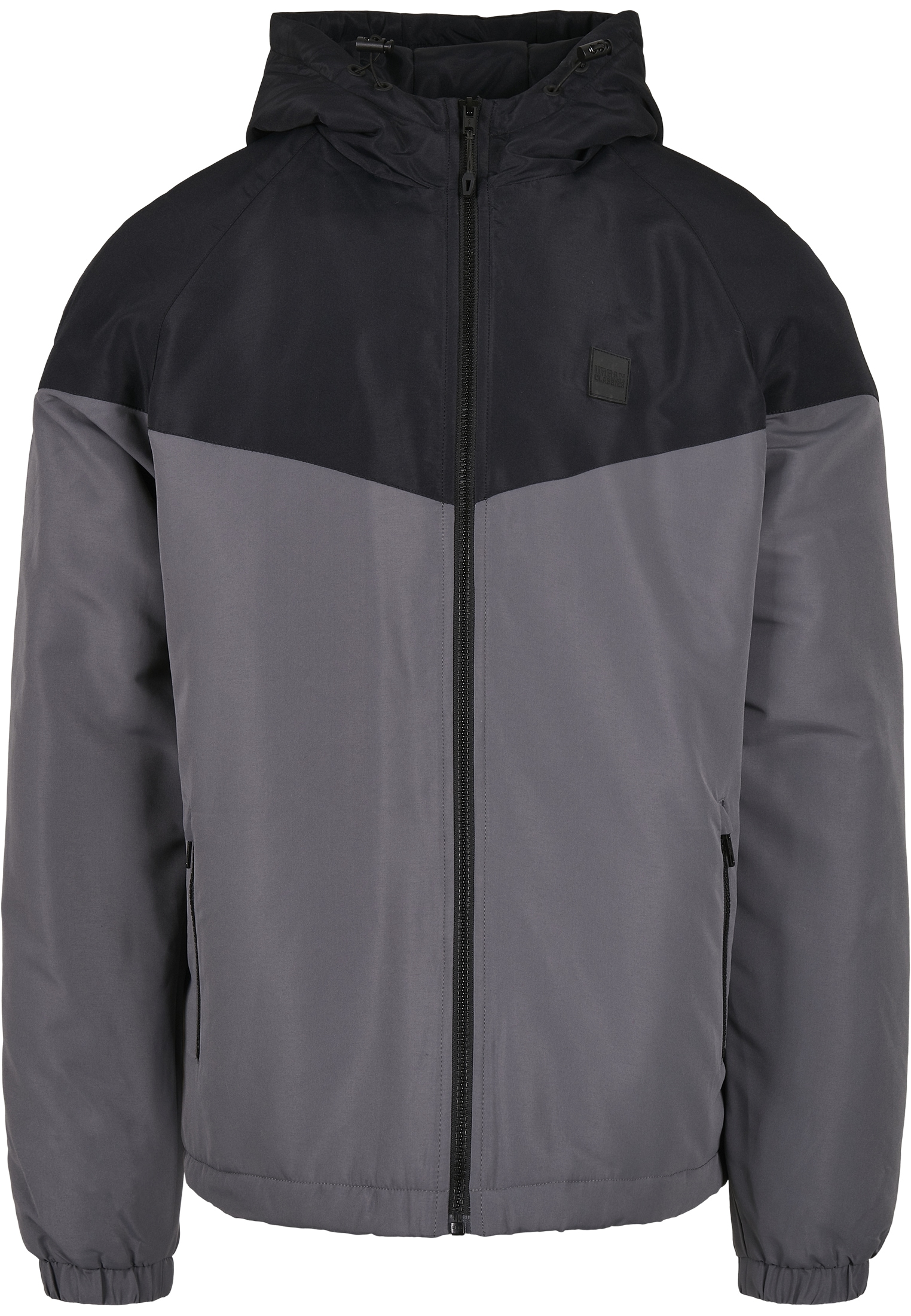 URBAN CLASSICS Allwetterjacke "Urban Classics Herren 2-Tone Padded Windrunner" 1 Stk. tlg. mit Kapuze von Urban Classics