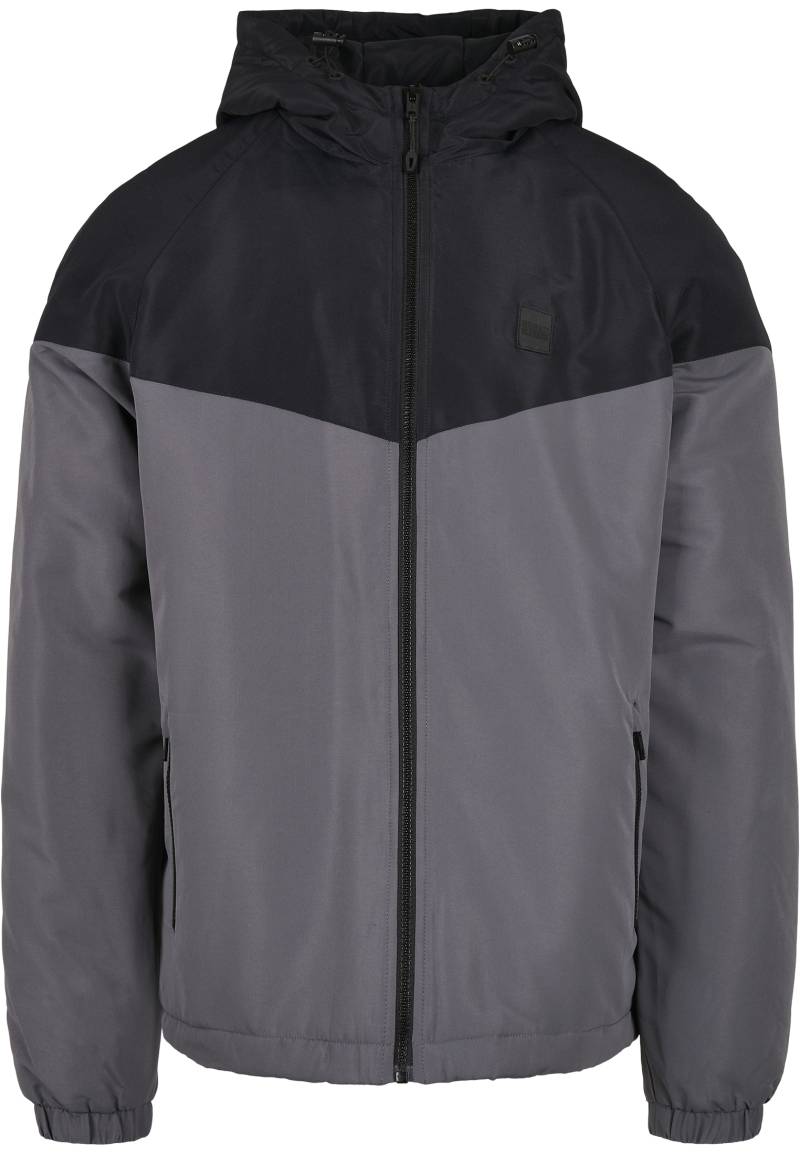 URBAN CLASSICS Allwetterjacke "Urban Classics Herren 2-Tone Padded Windrunner" 1 Stk. tlg. mit Kapuze von Urban Classics