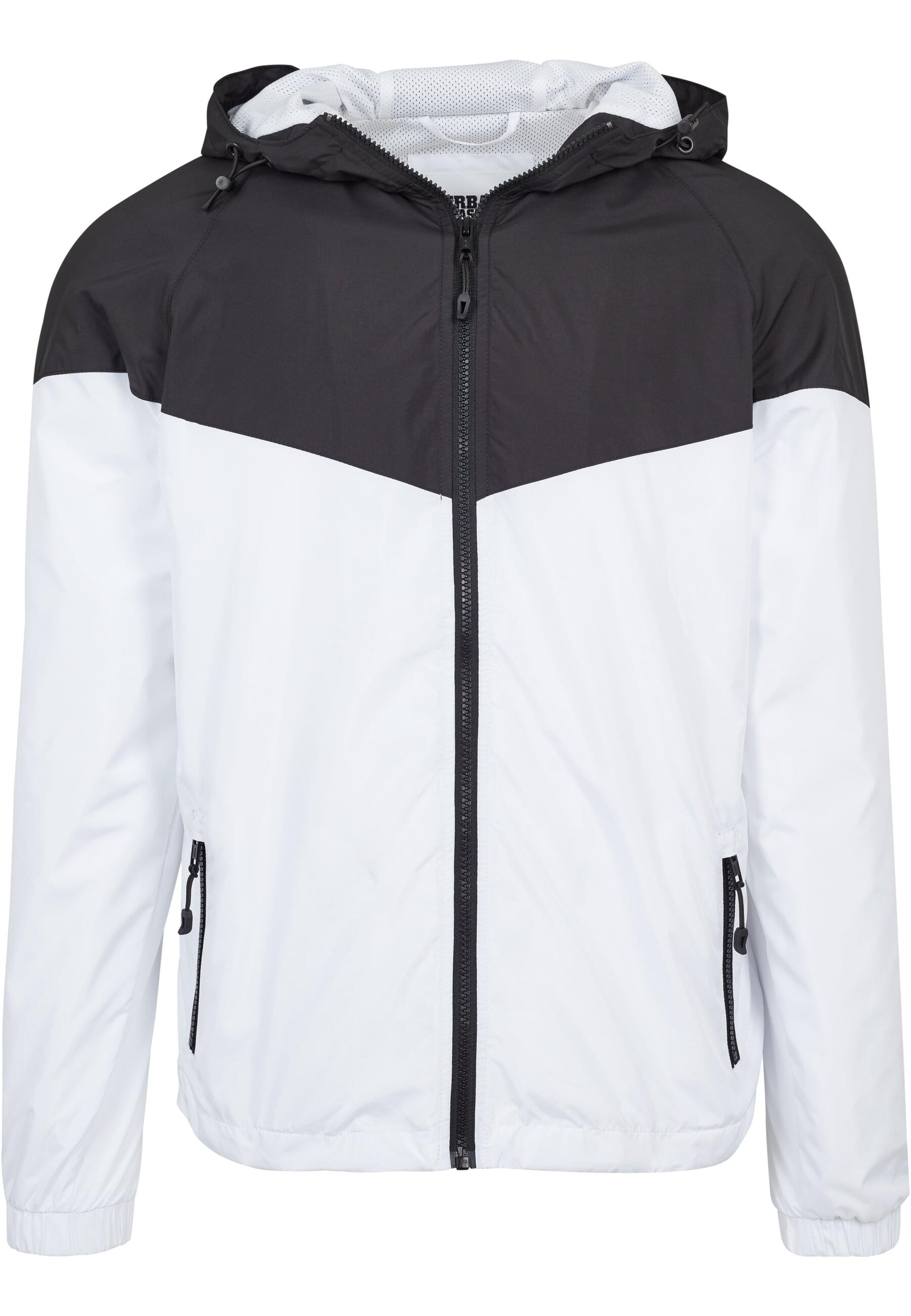 URBAN CLASSICS Allwetterjacke "Urban Classics Herren 2-Tone Tech Windrunner" 1 Stk. tlg. mit Kapuze von Urban Classics
