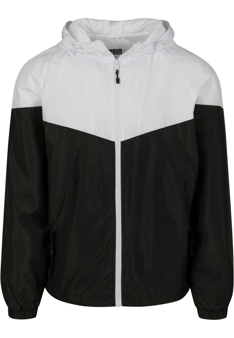 URBAN CLASSICS Allwetterjacke "Urban Classics Herren 2-Tone Tech Windrunner" 1 Stk. tlg. mit Kapuze von Urban Classics