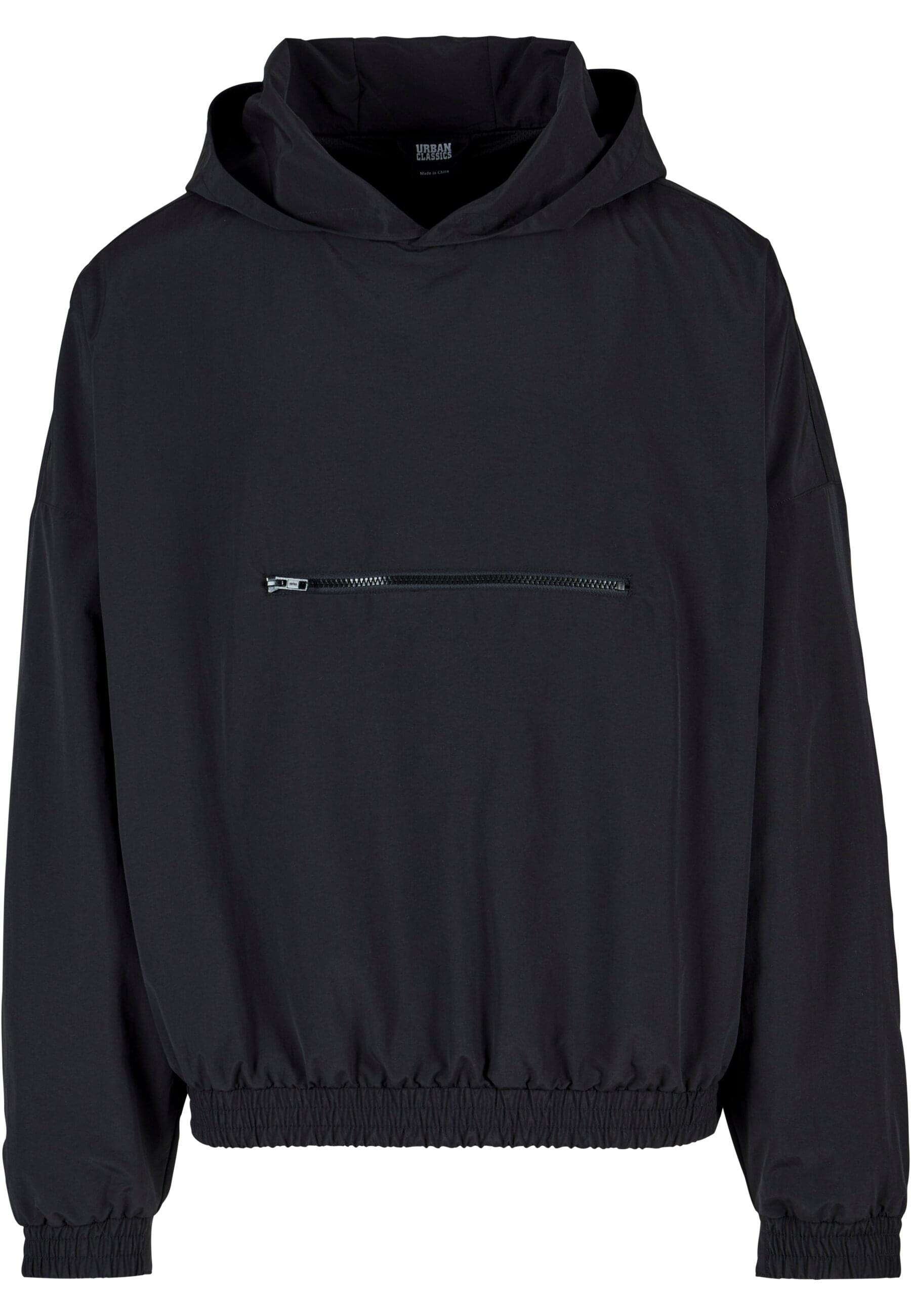 URBAN CLASSICS Allwetterjacke "Urban Classics Herren 90s Pull Over Jacket" 1 Stk. tlg. mit Kapuze von Urban Classics