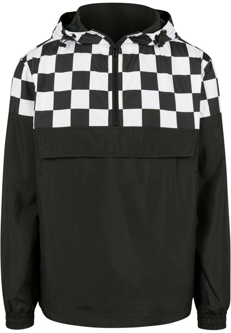 URBAN CLASSICS Allwetterjacke "Urban Classics Herren Check Pull Over Jacket" 1 Stk. tlg. mit Kapuze von Urban Classics