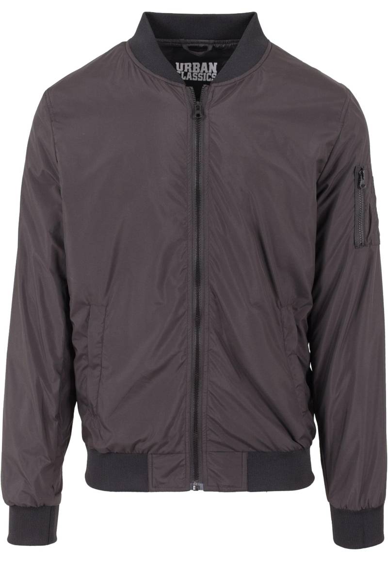 URBAN CLASSICS Allwetterjacke "Urban Classics Herren Light Bomber Jacket" 1 Stk. tlg. ohne Kapuze von Urban Classics