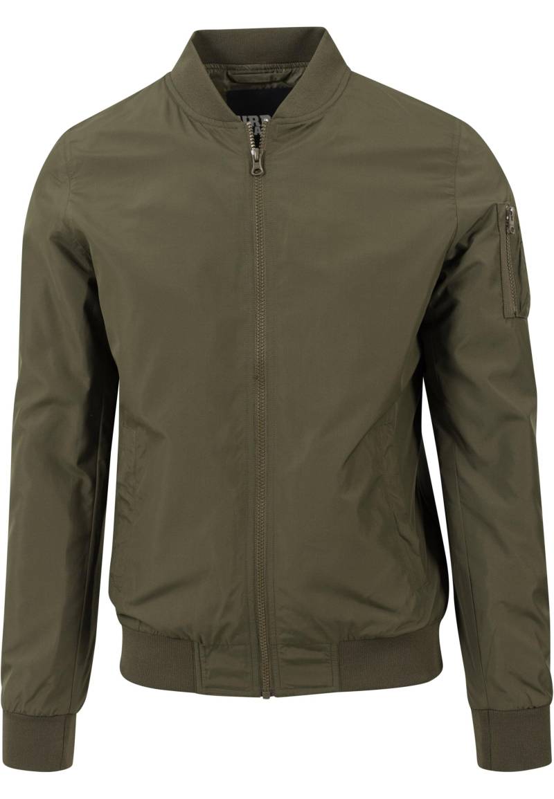 URBAN CLASSICS Allwetterjacke "Urban Classics Herren Light Bomber Jacket" 1 Stk. tlg. ohne Kapuze von Urban Classics