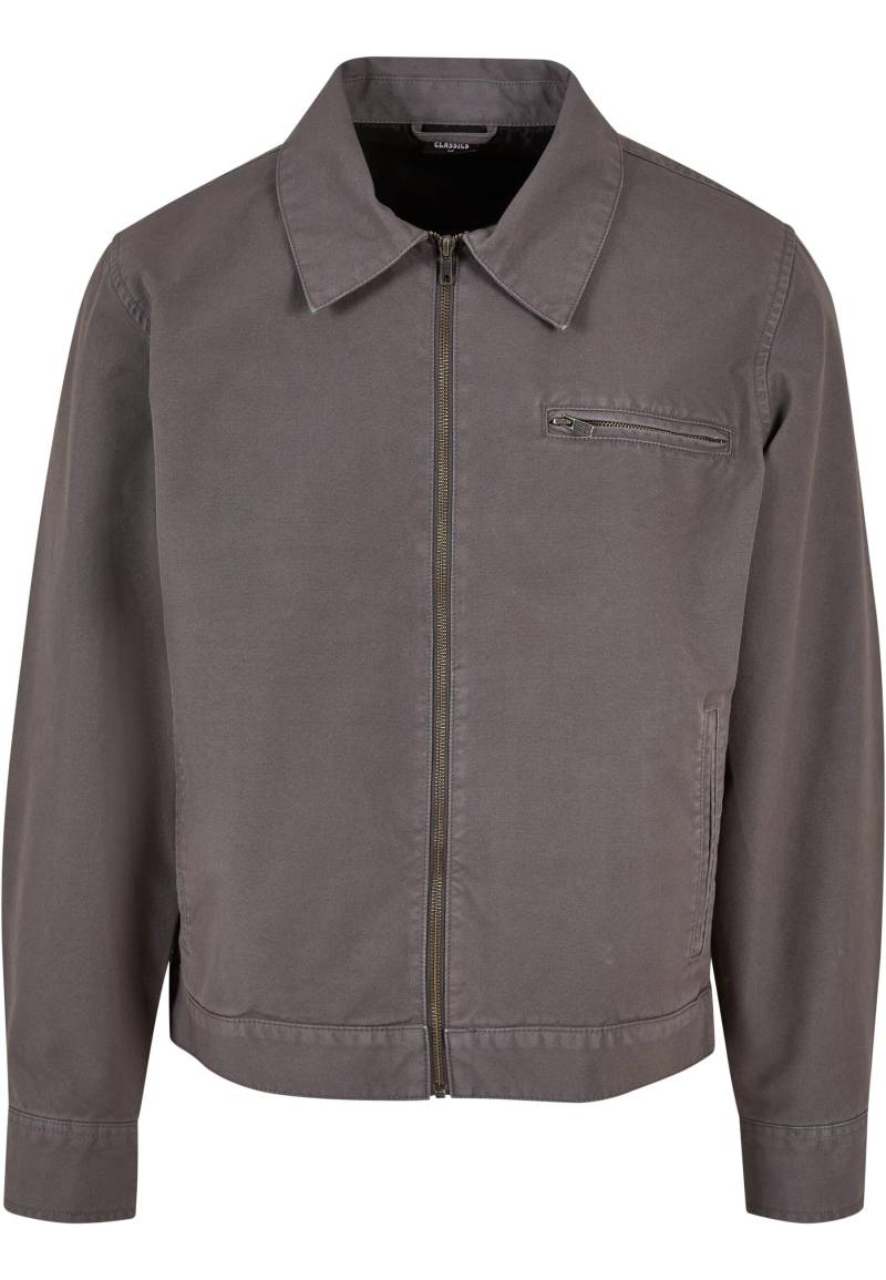 URBAN CLASSICS Allwetterjacke "Urban Classics Herren Overdyed Workwear Jacket" 1 Stk. tlg. ohne Kapuze von Urban Classics