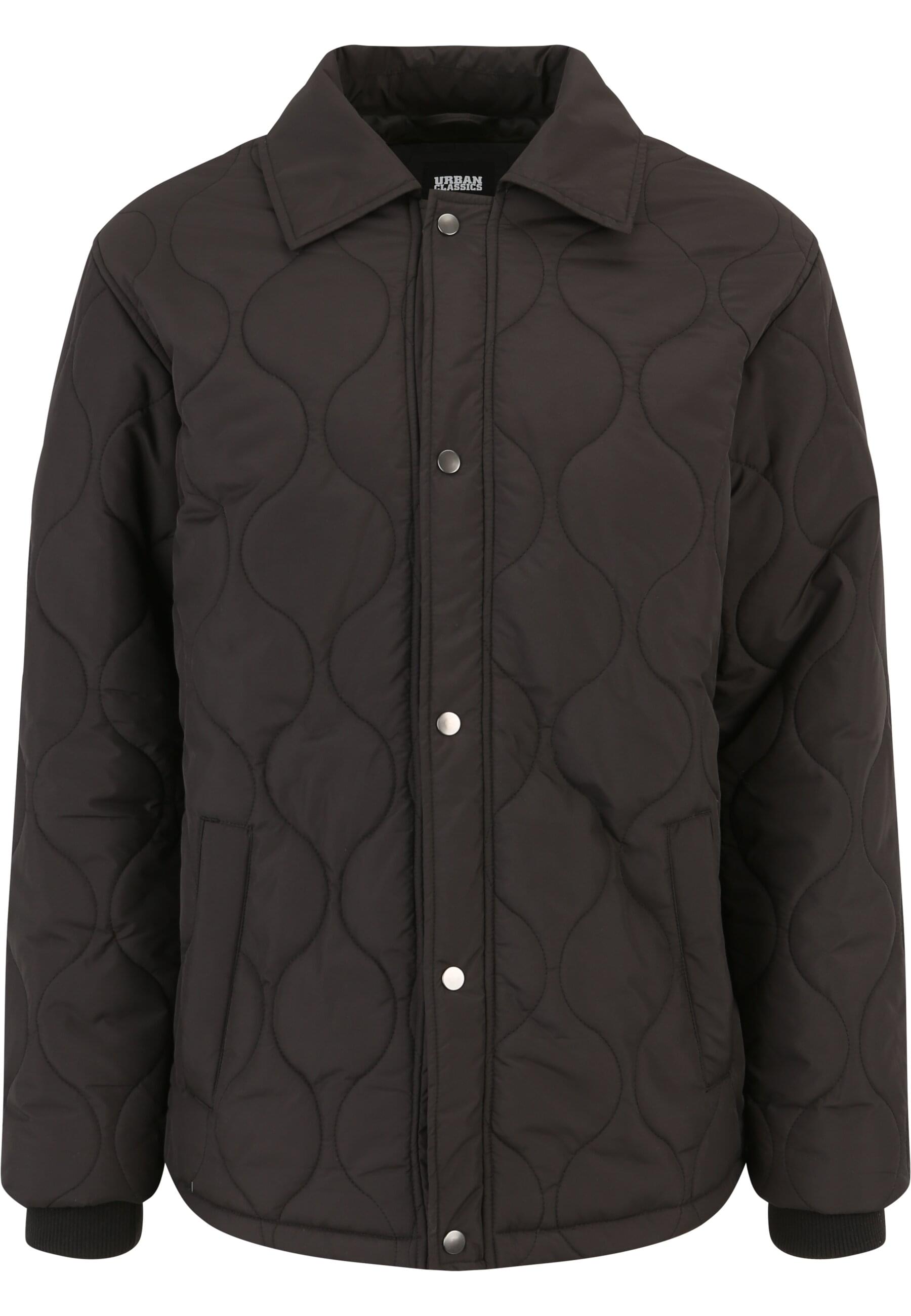 URBAN CLASSICS Allwetterjacke "Urban Classics Herren Quilted Coach Jacket", (1 St.), ohne Kapuze von Urban Classics