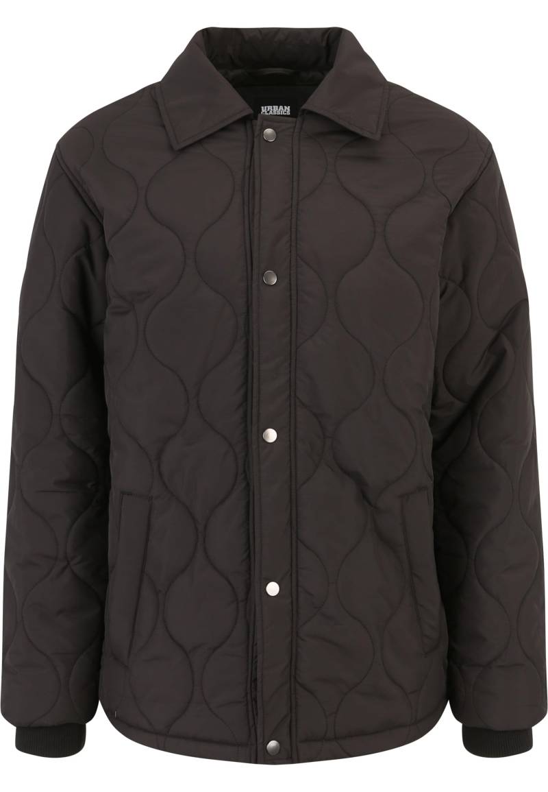 URBAN CLASSICS Allwetterjacke "Urban Classics Herren Quilted Coach Jacket" 1 Stk. tlg. ohne Kapuze von Urban Classics