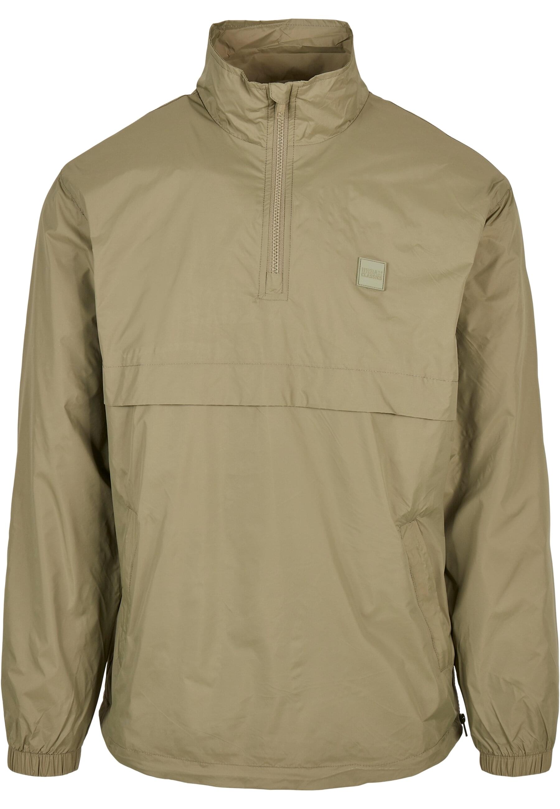 URBAN CLASSICS Allwetterjacke "Urban Classics Herren Stand Up Collar Pull Over Jacket" 1 Stk. tlg. ohne Kapuze von Urban Classics