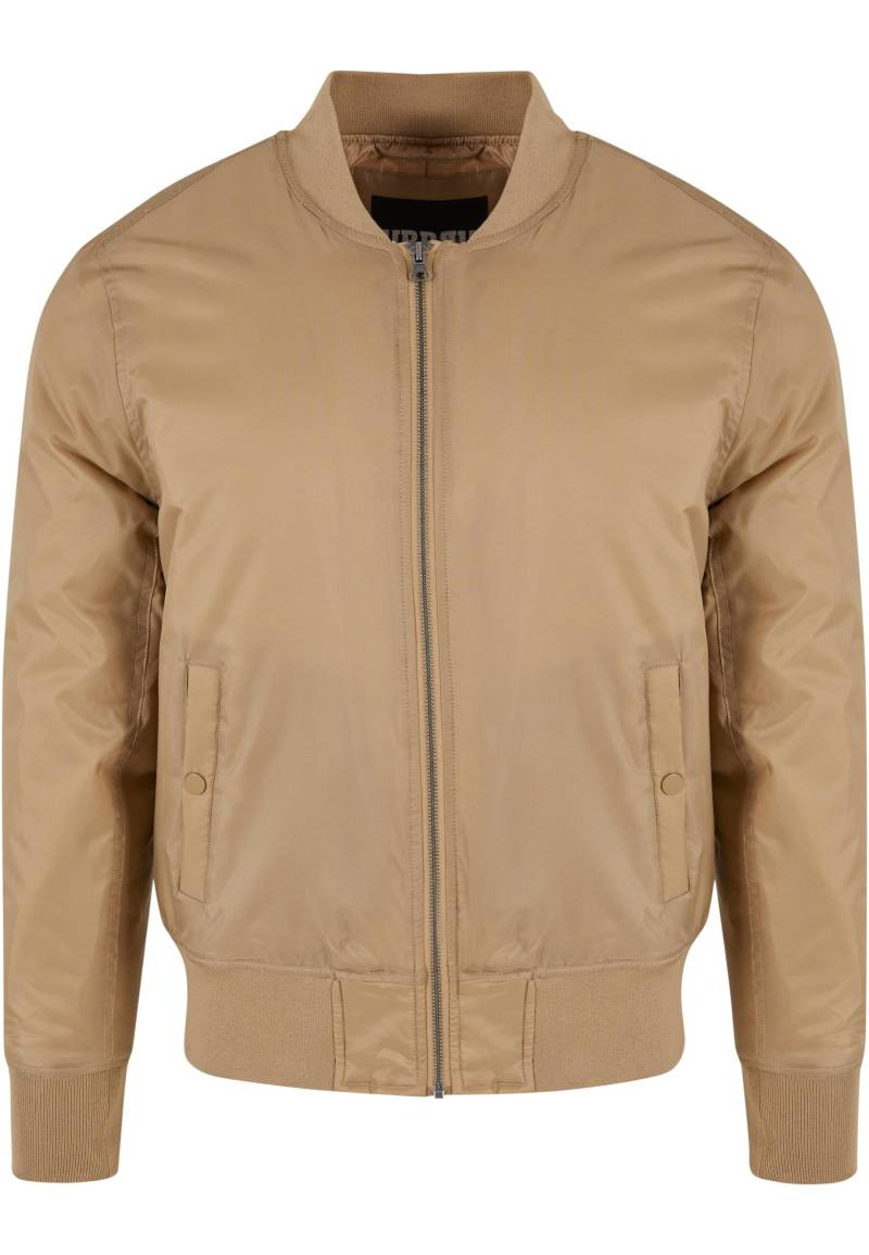 URBAN CLASSICS Anorak "Urban Classics Herren Basic Bomber Jacket" 1 Stk. tlg. ohne Kapuze von Urban Classics