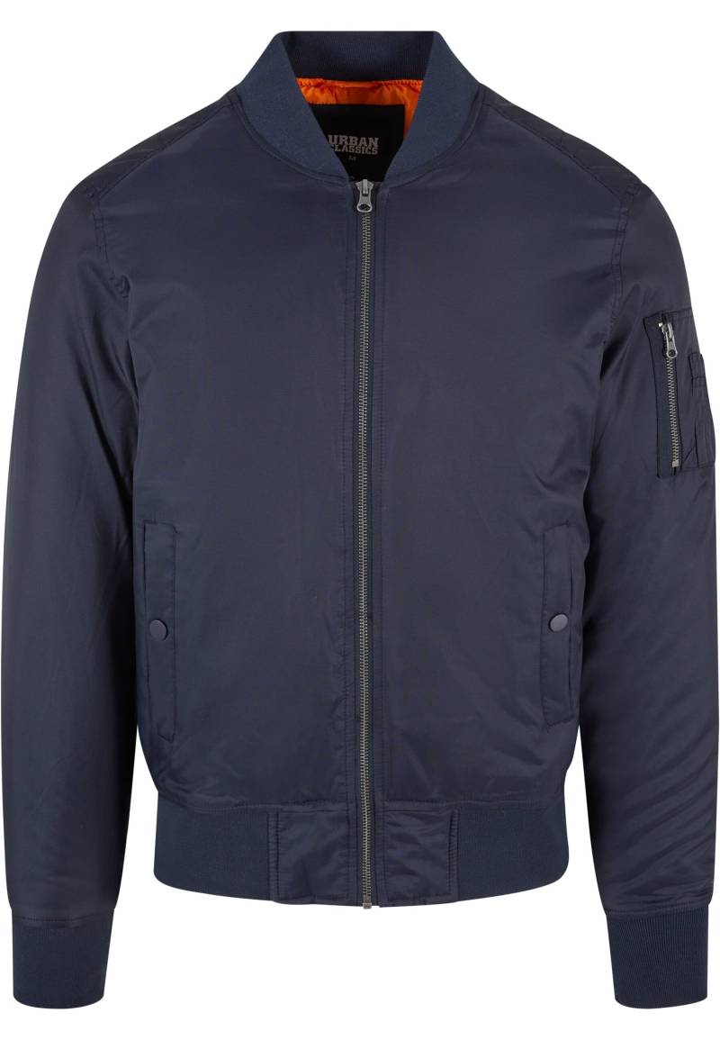 URBAN CLASSICS Anorak "Urban Classics Herren Basic Bomber Jacket" 1 Stk. tlg. ohne Kapuze von Urban Classics