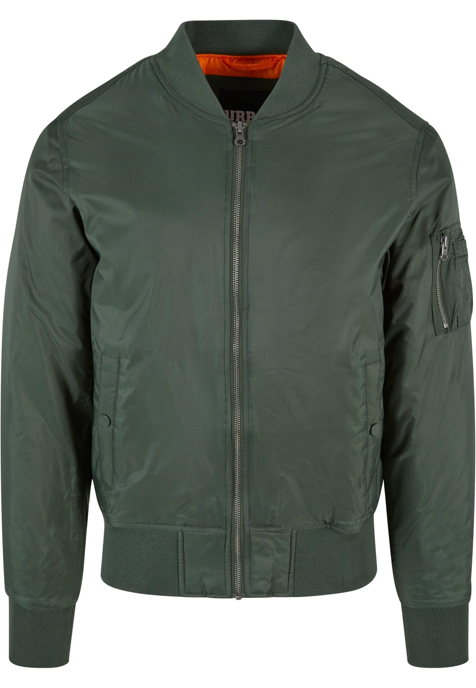 URBAN CLASSICS Anorak "Urban Classics Herren Basic Bomber Jacket" 1 Stk. tlg. ohne Kapuze von Urban Classics