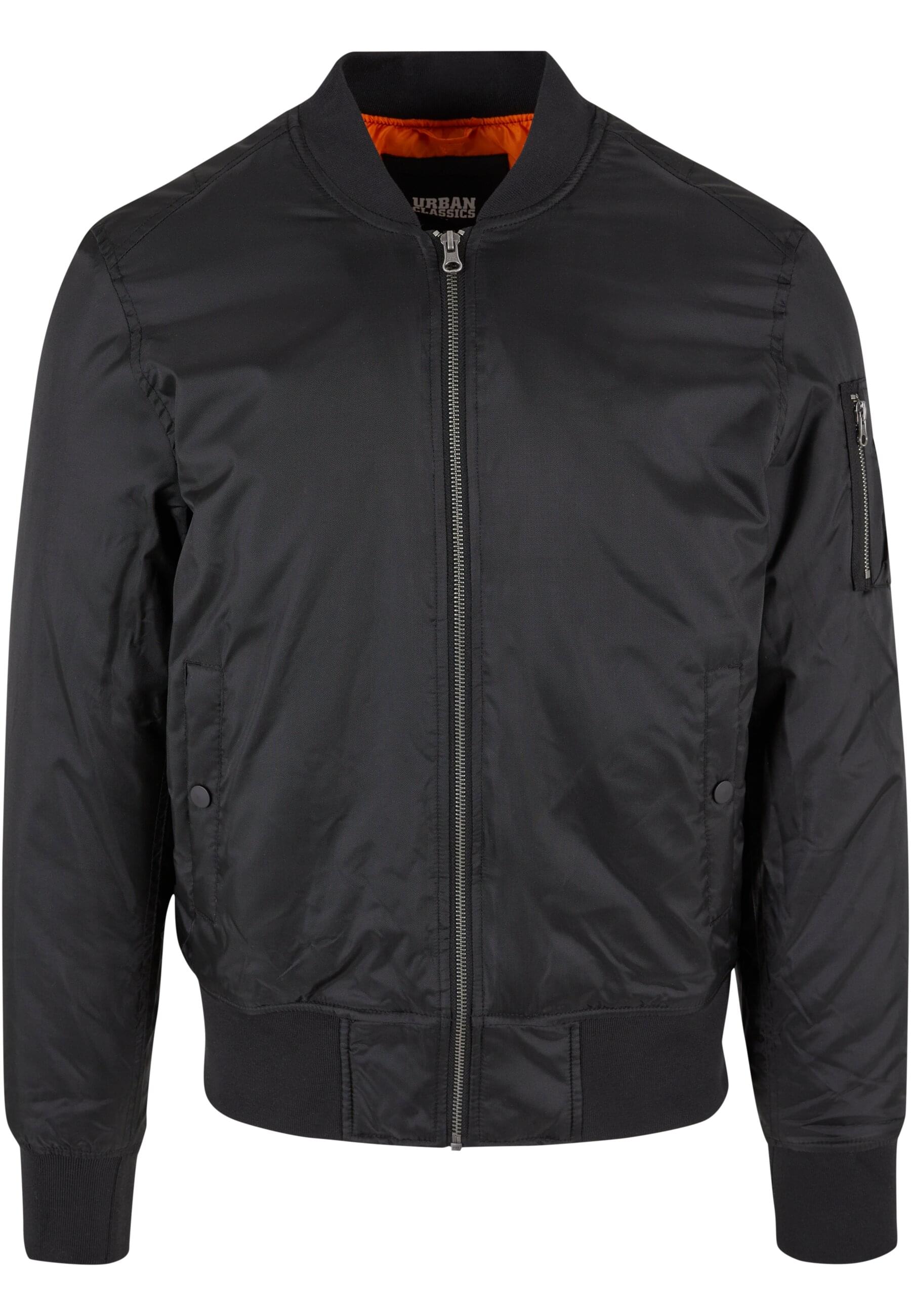 URBAN CLASSICS Anorak "Urban Classics Herren Basic Bomber Jacket" 1 Stk. tlg. ohne Kapuze von Urban Classics