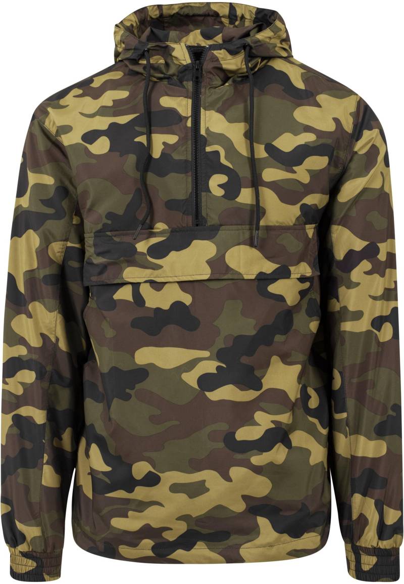 URBAN CLASSICS Anorak "Urban Classics Herren Camo Pull Over Windbreaker" 1 Stk. tlg. mit Kapuze von Urban Classics