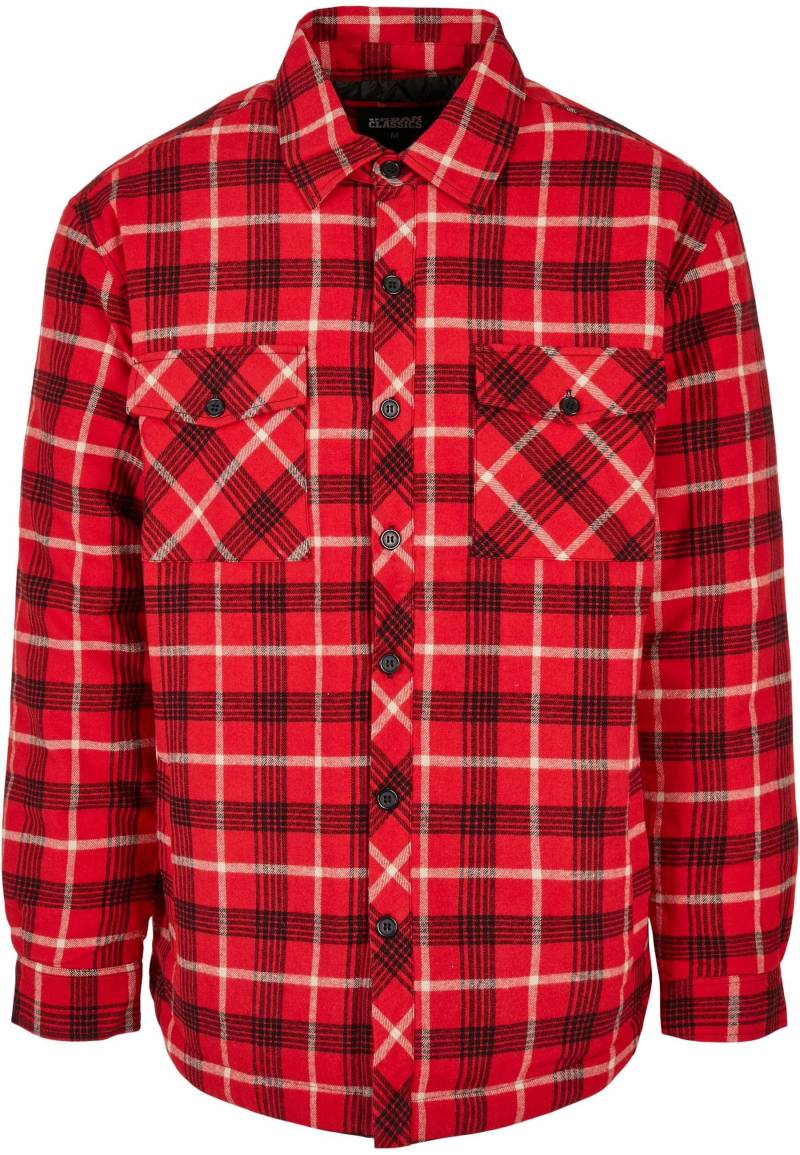URBAN CLASSICS Anorak "Urban Classics Herren Plaid Quilted Shirt Jacket" 1 Stk. tlg. ohne Kapuze von Urban Classics