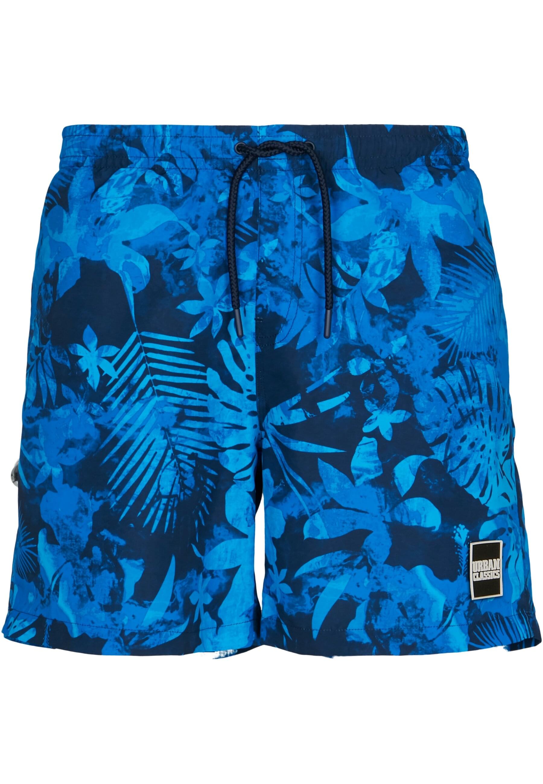 URBAN CLASSICS Badeshorts "Urban Classics Herren Pattern Swim Shorts" von Urban Classics