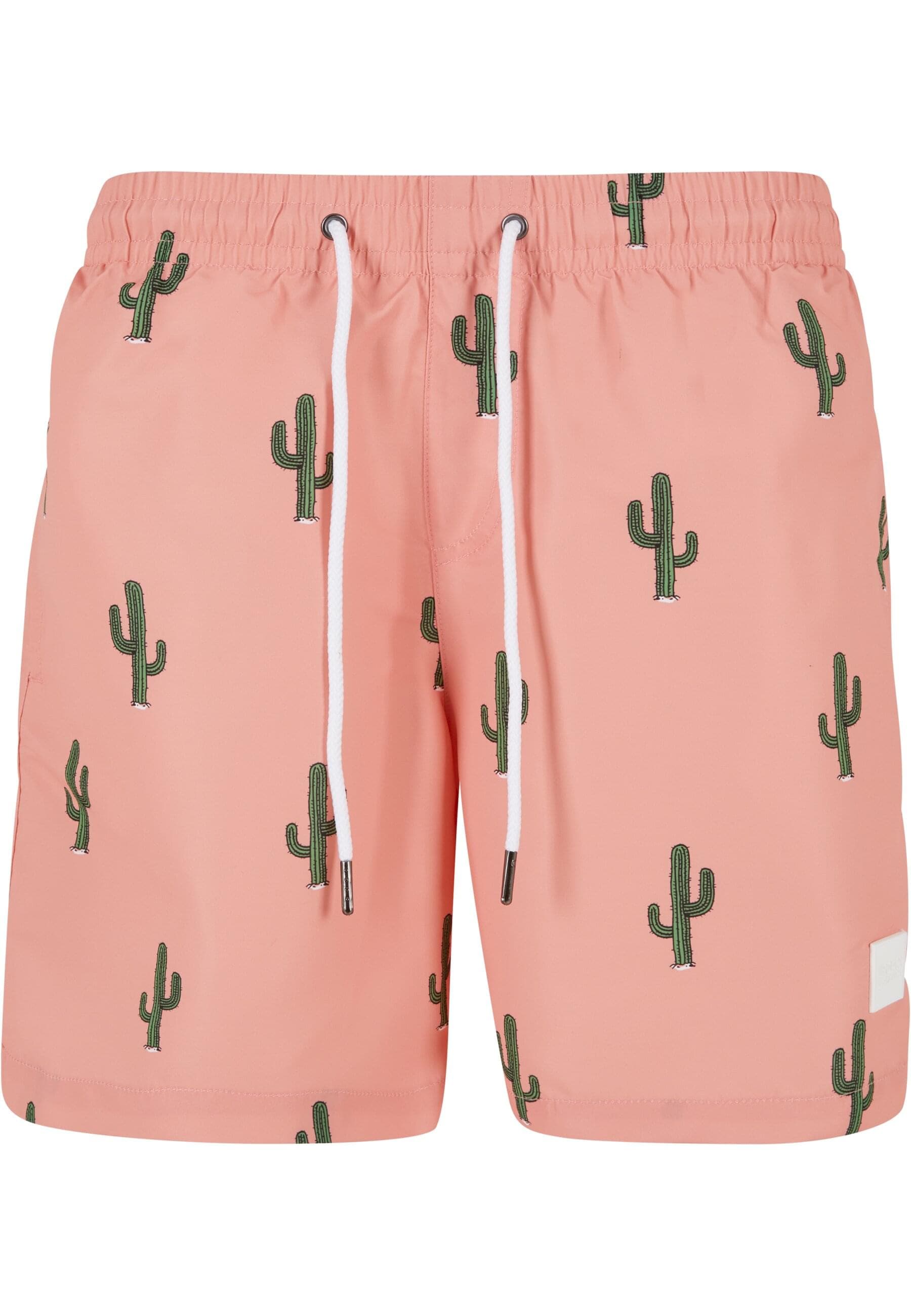 URBAN CLASSICS Badeshorts "Urban Classics Herren Pattern Swim Shorts" von Urban Classics